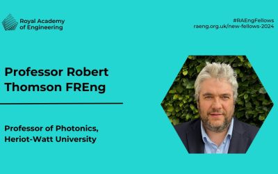 Robert Thomson elected a Fellow of the Royal Academy of Engineering